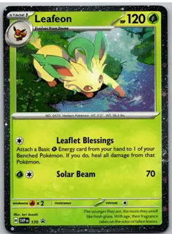 Leafeon (Cosmos Holo) 170 Holo Promo Scarlet & Violet Promo Pokemon NM - Image 1