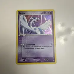 Pokemon TCG Lugia Unseen NM Forces Holo Card 29/115 Rare, 2005 - Mouth Swirl - Image 1