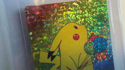 PIKACHU BALLOONS Pokemon Prism Foil Sticker 1999 Holo Anime Vintage Rare NM - Image 2