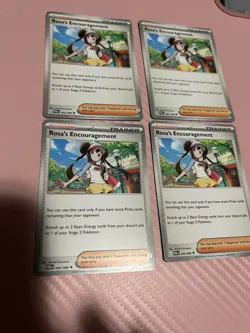 4x Rosa's Encouragement 084/088 x4 - NM Perfect Order Pokemon Playset ME03 - Image 2