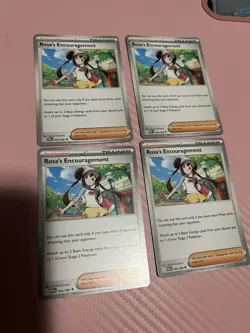 4x Rosa's Encouragement 084/088 x4 - NM Perfect Order Pokemon Playset ME03 - Image 3
