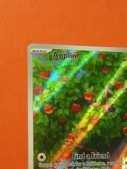 Pokemon Scarlet & Violet Twilight Masquerade Applin 185/167 Illustration Rare - Image 3