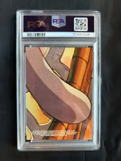 1999 Topps Pokemon Charmander Charmeleon Charizard Movie Sticker - PSA 8 - Image 4