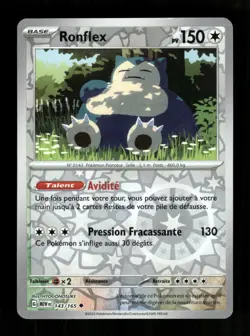 Carte Pokemon Ronflex Reverse 143/165 151 FR - Image 1