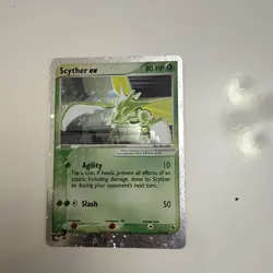 Scyther EX - SWIRL - Ruby & Sapphire 102/109 Holo Pokemon 2003 LP - Image 4