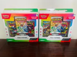 Pokemon: First Partners Illustration Collection - Series 1 Box Set Lot of 2 NEW - Image 1