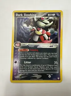 Dark Slowking - 9/109 Holo Rare Team Rocket Returns - MP Condition Pokemon TCG - Image 1