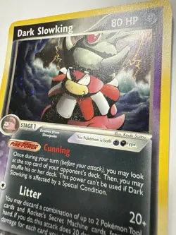 Dark Slowking - 9/109 Holo Rare Team Rocket Returns - MP Condition Pokemon TCG - Image 4