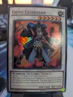 YuGiOh! Goyo Guardian LC5D-EN231 Super Rare 1st Ed LP - Image 1