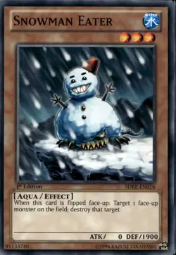 Snowman Eater 1st Ed Common SDRE-EN016 Yu-Gi-Oh! - Image 1