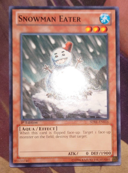 Snowman Eater Sdre-En016 1st Edition Yu-Gi-Oh! - Image 1