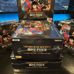 One Piece TCG OP-09 Emperors in the New World Booster Box Brand New & Sealed - Image 3