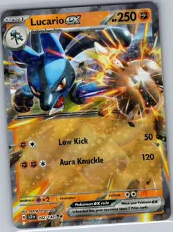 Lucario ex 082/142 SV07: Stellar Crown - Pokemon Card - NM - Image 1