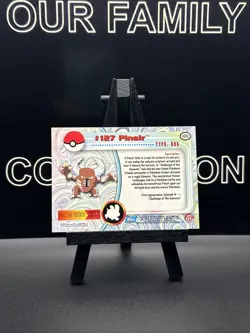 Pinsir #127 1998 Topps Pokemon TV Animation Edition Blue Logo Pokemon Card - Image 4