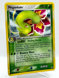Meganium 9/115 EX Unseen Forces Holo Rare Vintage Pokemon TCG Card - Image 2
