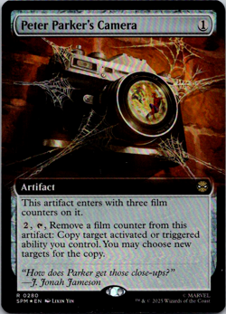 Peter Parker's Camera R 0280 Marvel SPM - Image 1