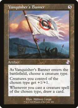 MTG - Vanquisher's Banner - Time Spiral Remastered - Foil - Image 1