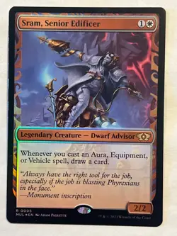MTG - Sram, Senior Edificer - MUL - Foil - Rare - NM - Magic the Gathering - Image 2