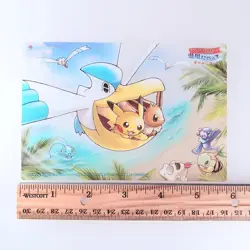 Pelipper Pikachu Eevee Clear Card Pokemon Center Tokyo Limited Edition Japan F/S - Image 2