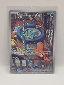 Pokemon TCG Squirtle 148/142 Stellar Crown Illustration Rare NM - Image 1