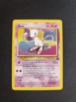 Carta Pokemon PSA MEW #8 PROMO ENG MINT BGS Set Wizard Black Star Promo 1999 Old - Image 2