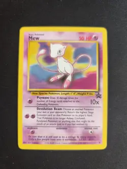 Carta Pokemon PSA MEW #8 PROMO ENG MINT BGS Set Wizard Black Star Promo 1999 Old - Image 3