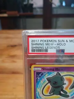 Pokemon TCG Shining Mew #40 Shining Legends PSA 9 MINT Sun&Moon Shiny Mew 40/73 - Image 2
