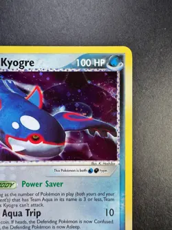 2004 Pokemon Team Aqua's Kyogre 3/95 Holo - Image 3
