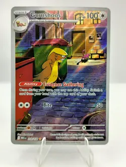 Pokemon Gumshoos IR 153/132 Mega Evolution English NM - Image 1