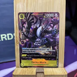 OP14-104 Gecko Moria SR Alt Art The Azure Sea's Seven One Piece TCG English Card - Image 2