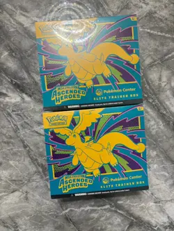 2x Pokemon TCG Ascended Heroes Pokemon Center ETB Elite Trainer Box New Sealed ✅ - Image 1