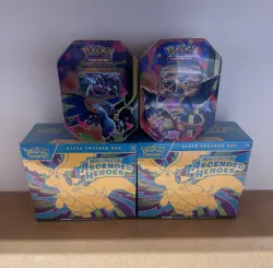 2x Pokemon Ascended Heroes ETB Brand New Sealed , 2x Mega CHARIZARD Tins Sealed - Image 1
