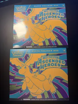 2x Pokemon TCG - Ascended Heroes - Elite Trainer Box (ETB) - Brand New Sealed - Image 1