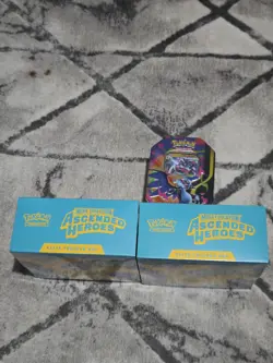 2x Pokemon TCG: Ascended Heroes ETB & Mega Charizard X Tin In Hand ⚠ Read Desc - Image 2