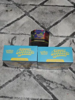 2x Pokemon TCG: Ascended Heroes ETB & Mega Charizard X Tin In Hand ⚠ Read Desc - Image 3
