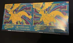 2X Pokemon TCG: Mega Evolution Ascended Heroes Pokemon Center ETB IN HAND - Image 1