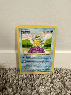 Squirtle Shadowless Base Set BSS 63/102 Pokemon Card - MP - Image 1