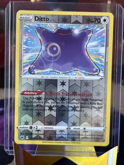 Pokemon DITTO 107/159 - Crown Zenith - RARE Rev Holo - NM/M - Image 1