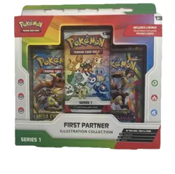 30th Pokemon TCG First Partner Illustration Collection Series 1 3 Card Promo - Image 1
