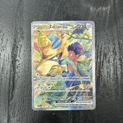 Hop's Zacian EX 186/159 SIR Journey Together Pokemon Card - Image 1