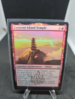 Foil* Crescent Island Temple - Avatar: The Last Airbender - NM MTG - Image 1