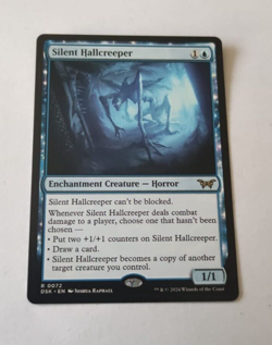 MtG Silent Hallcreeper (DSK-0072) Rare English MINT - Image 1