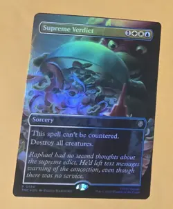 MTG - Supreme Verdict - Promo - Foil - Commander Teenage Mutant Ninja Turtles - Image 1