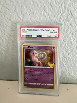 2021 Mew Holo Rare Pokemon TCG Celebrations Card 011/025 - Image 1
