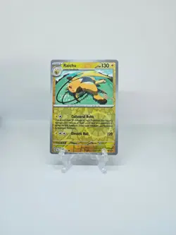 052/162 RAICHU | COMMON REVERSE HOLO | TEMPORAL FORCES POKEMON CARD - Image 1