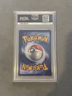 UK 4th Print 1999-2000 Pokemon Pikachu Base Set 58/102 Unlimited Common PSA 9 - Image 2