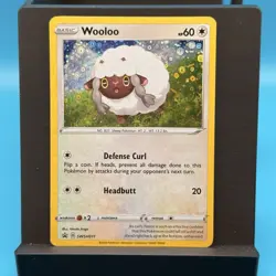 Pokemon TCG Wooloo SWSH011 Black Star Promo Cosmo Holo 2020 NM - Image 1
