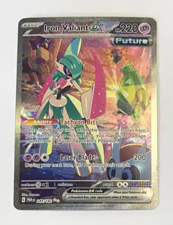 Iron Valiant ex 249/182 Paradox Rift Special Illustration Rare Pokemon NM - Image 1