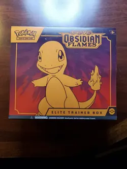 POKEMON SCARLET AND VIOLET OBSIDIAN FLAMES ETB ELITE TRAINER BOX (SEALED) - Image 1