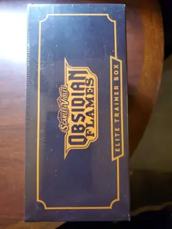 POKEMON SCARLET AND VIOLET OBSIDIAN FLAMES ETB ELITE TRAINER BOX (SEALED) - Image 5